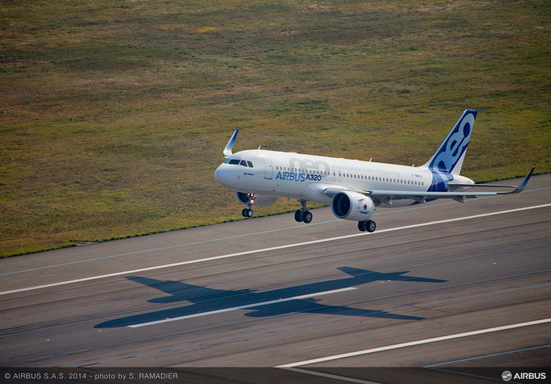 A320neo first flight