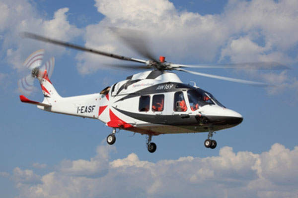 AgustaWestland AW169 is a 4t-class twin-engine multirole helicopter.