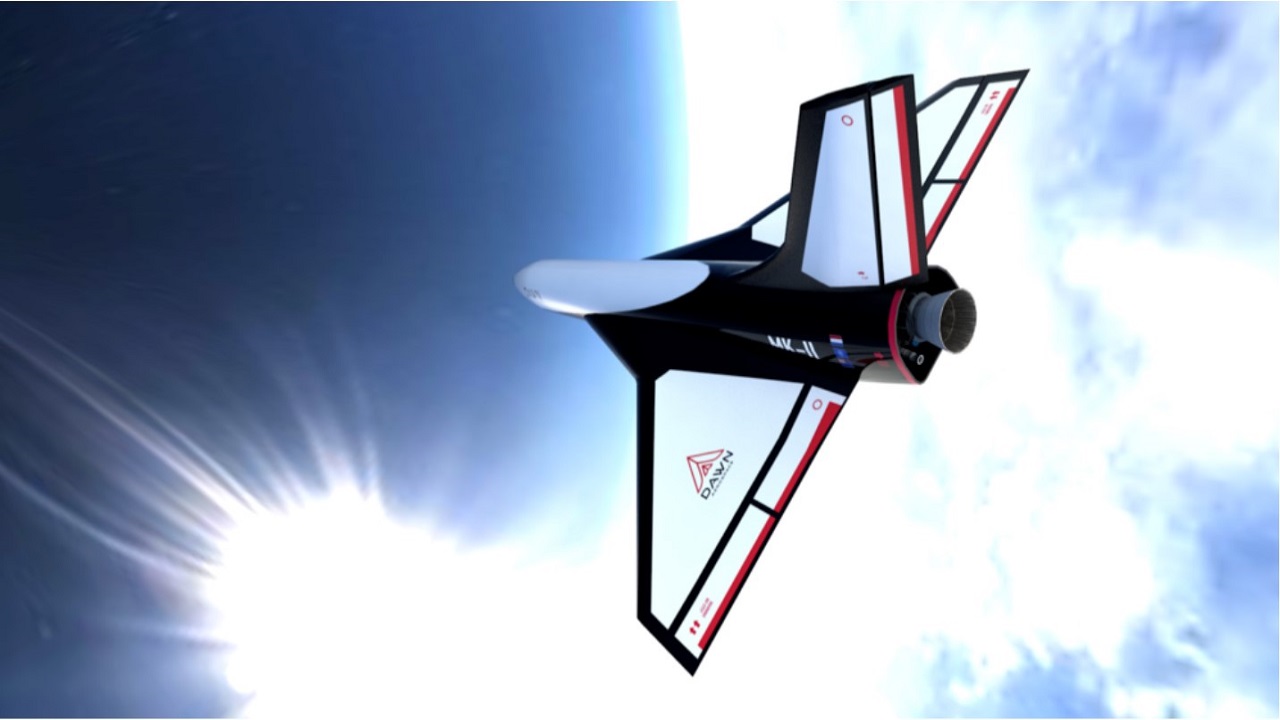 The spaceplane is expected to begin test flights in late 2020. Credit: Dawn Aerospace.